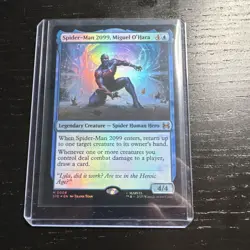 Spider-Man 2099 Miguel O’Hara 0008 Mint Holo Ultra Rare Chase Card Marvel - Image 4