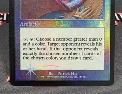 MTG FOIL Scrying Glass- DAMAGED -Urza's Destiny Magic the Gathering Card # 137 - Image 4