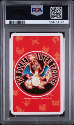 1996 POKEMON RED VERSION PLAYING CARDS KING OF SPADES #024 ARBOK PSA 9 - Image 2