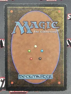 MTG Desert- DAMAGED -Arabian Nights Magic the Gathering Card # 072 - Image 2