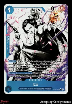 2025 One Piece Card Game Starter Deck 22 Ace and Newgate #ST22002 Izo SR - Image 1