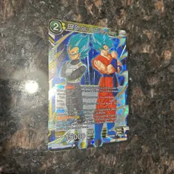 SSB Vegeta & SSB Son Goku Rivalry BT21 SR Foil Dragon Ball Super Card Game | NM - Image 3