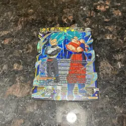 SSB Vegeta & SSB Son Goku Rivalry BT21 SR Foil Dragon Ball Super Card Game | NM - Image 4