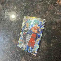 SSB Vegeta & SSB Son Goku Rivalry BT21 SR Foil Dragon Ball Super Card Game | NM - Image 5