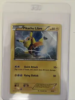 Pokemon Pikachu TCG Libre Trainer Kit 2016 Holo Rare Card 30/30 LP - Image 1