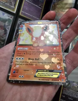 Pokemon TCG Flareon EX Holo Rare Card RC6/RC32 Generations Full Art - Image 4