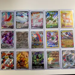 Pokemon Full Art Card Lot (15 Cards) - Image 1