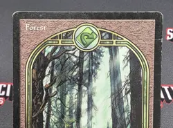 MTG Forest- DAMAGED -Unglued Magic the Gathering Card # 88 - Image 3
