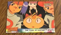 The Story of Mewtwo Pokemon Topps Mewtwo Strikes Back 24 - Pokemon Card - Image 1