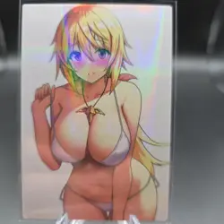 Charlotte Dunois Infinite Stratos Anime Waifu Card Doujin ACG Goddess Holo - Image 1