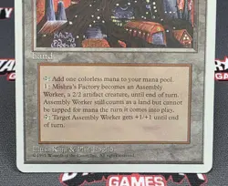 MTG Mishra's Factory- DAMAGED -4th Edition Magic the Gathering Card # 361 - Image 4