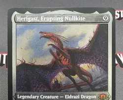 MTG FOIL Herigast, Erupting Nullkite- DAMAGED -Modern Horizons 3 Magic Card #474 - Image 3