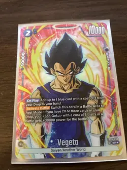 Vegeta FB05-038 Alternate Art Dragon Ball Super TCG Card - Image 1