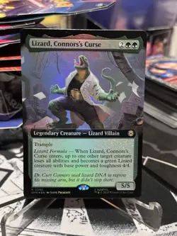 Lizard, Connor's Curse - Extended Foil - Spider-Man - NM - MTG Magic - 0265 - Image 1