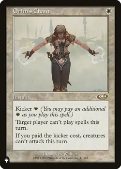 MTG Orim's Chant ** The List ** English - Image 1