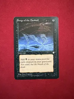 Songs Of The Damned - Ice Age - MTG Magic The Gathering Vintage 90’s - Image 1