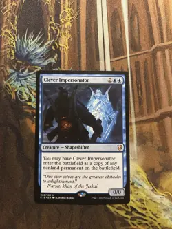 Clever Impersonator Commander 2019 MTG NM - Image 1