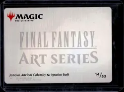 2025 Magic MTG Final Fantasy Jenova Ancient Calamity Art Gold Signature #14/53 - Image 2