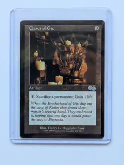 Magic The Gathering - Claws of Gix 1998 Urza's Saga #290 - Image 1