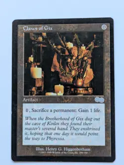 Magic The Gathering - Claws of Gix 1998 Urza's Saga #290 - Image 2