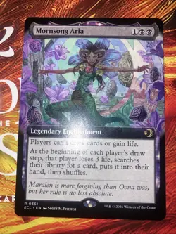Mornsong Aria (Extended Art) Lorwyn Eclipsed Regular - Image 1