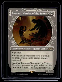 2023 MTG Boromir, Warden of the Tower LTR Showcase #302 - Image 1
