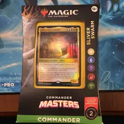 Magic the Gathering Commander Masters Sliver Swarm ✨ New Factory Sealed ✨ Deck - Image 1