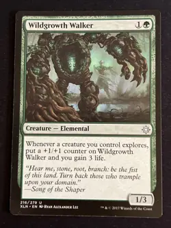 1x Wildgrowth Walker (216) Ixalan LP MTG Magic the Gathering x1 MKE - Image 1
