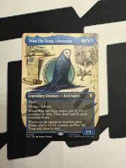 Wan Shi Tong, Librarian (Borderless) 320 Mythic TLA Magic The Gathering MTG - Image 1