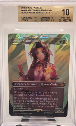 Magic The Gathering Final Fantasy Aerith Gainsborough Surge Foil BGS 10 Pristine - Image 1
