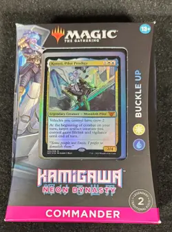 Magic the Gathering MTG KAMIGAWA NEON DYNASTY Commander Deck BUCKLE UP - Image 1