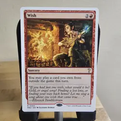 MTG Wish #0064 White Border Rare Mystery Booster 2 (MB2) - Image 1
