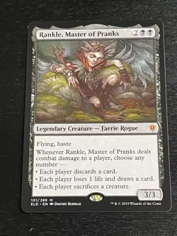 MTG Rankle, Master of Pranks Throne of Eldraine 101/269 Regular Mythic - Image 1