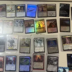 Huge Magic the Gathering lot 100+ Rares and mythic foil lands borderless NM etc - Image 3