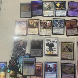 Huge Magic the Gathering lot 100+ Rares and mythic foil lands borderless NM etc - Image 4