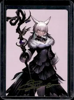 2025 Magic MTG Final Fantasy Y'shtola Night's Blessed Art Gold Signature #53/53 - Image 1