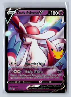 2021 Pokemon Celebrations Black Star Promo Dark Sylveon V #SWSH134 - Image 1