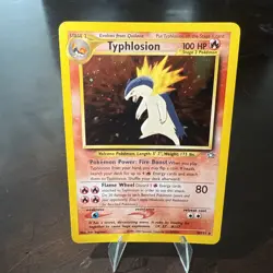 Pokemon TCG Typhlosion Neo Genesis 18/111 Holo Unlimited Holo Rare - Image 1