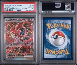 2025 POKEMON MEP EN-ME BLACK STAR PROMO #024 ORICORIO EX PSA 10 - Image 3