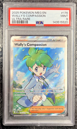 2025 POKEMON MEG EN WALLY'S COMPASSION ULTRA RARE #176 💎 PSA 9 - Image 1