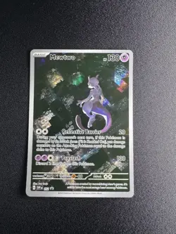 Pokemon 151 Mewtwo 052 UPC Promo Holo NM - Image 1