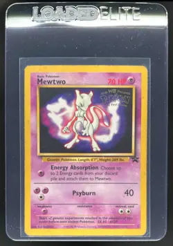 1999 Pokemon Wizards Black Star Promos Mewtwo #3 - Image 1