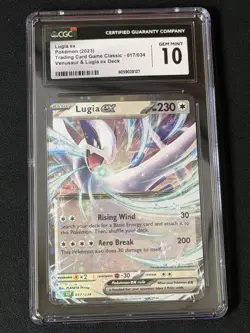 Lugia ex 017/034 CGC 10 Gem Mint - TCG Classic Holo - Pokemon 2023 - Image 1