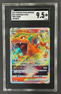 Charizard VSTAR - Pokemon 2022 VSTAR Universe Japanese 014/172 S12a Holo SGC 9.5 - Image 1