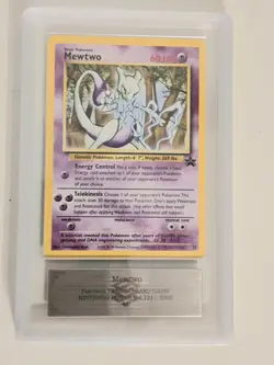 Pokemon Mewtwo Black Star Promo #12 Graded Ars 10+ Nintendo Power 131 WOTC 2000 - Image 1