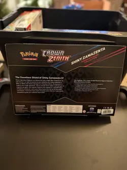 Pokemon TCG Crown Zenith Premium Figure Collection Shiny Zamazenta V Sealed 820650851636 - Image 2