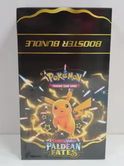 2023 Pokemon Scarlet Violet Paldean Fates Sealed Booster Bundle Display Box (f) - Image 1