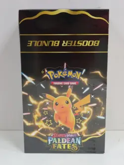 2023 Pokemon Scarlet Violet Paldean Fates Sealed Booster Bundle Display Box (d) - Image 1