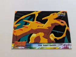 Topps Pokemon TCG The Fight Rages Pokemon Topps Mewtwo Strikes Back 35 Blue Logo - Image 1