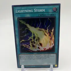 *** LIGHTNING STORM *** SUPER RARE 1ST EDITION RA01-EN061 MINT/NM YUGIOH! - Image 1